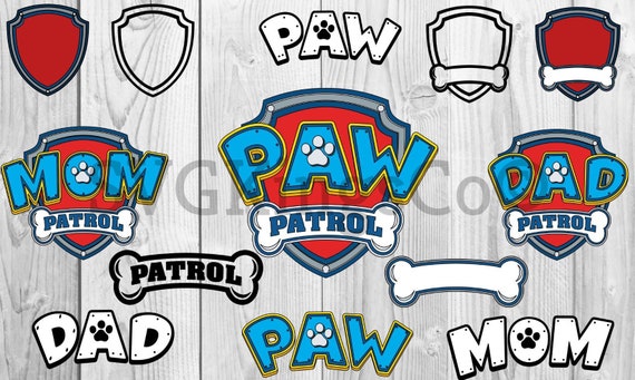 Download Paw Patrol SVG Bundle Paw Patrol svg Mom Patrol svg file | Etsy