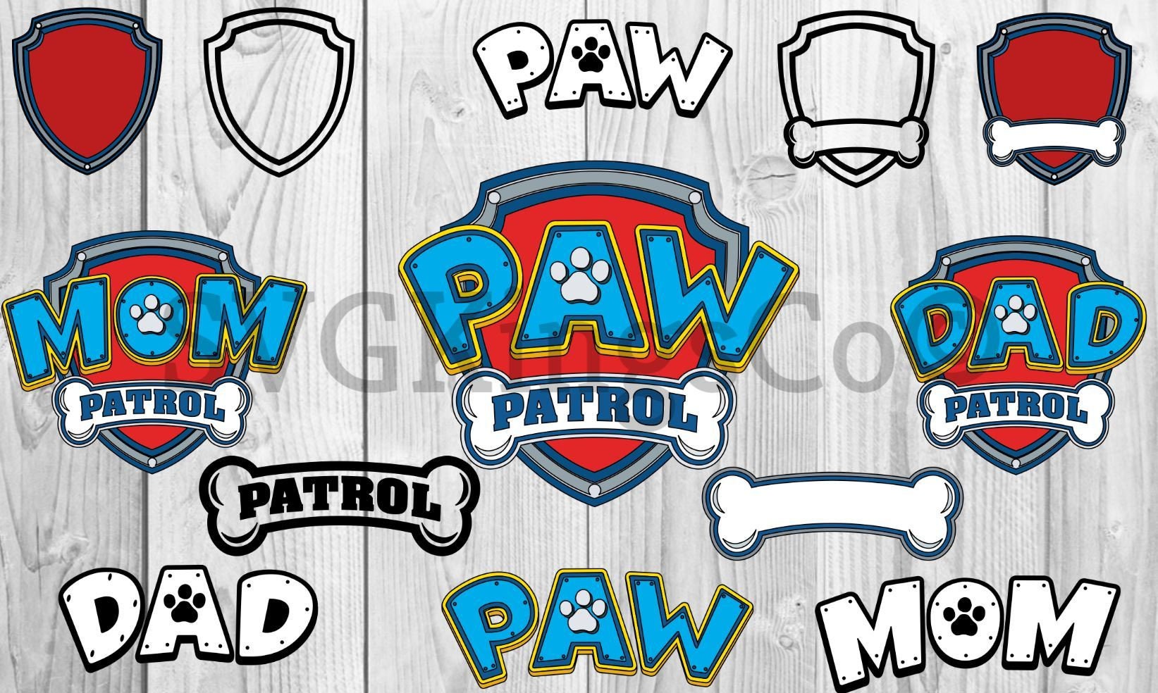 Download Paw Patrol SVG Bundle Paw Patrol svg Mom Patrol svg file ...