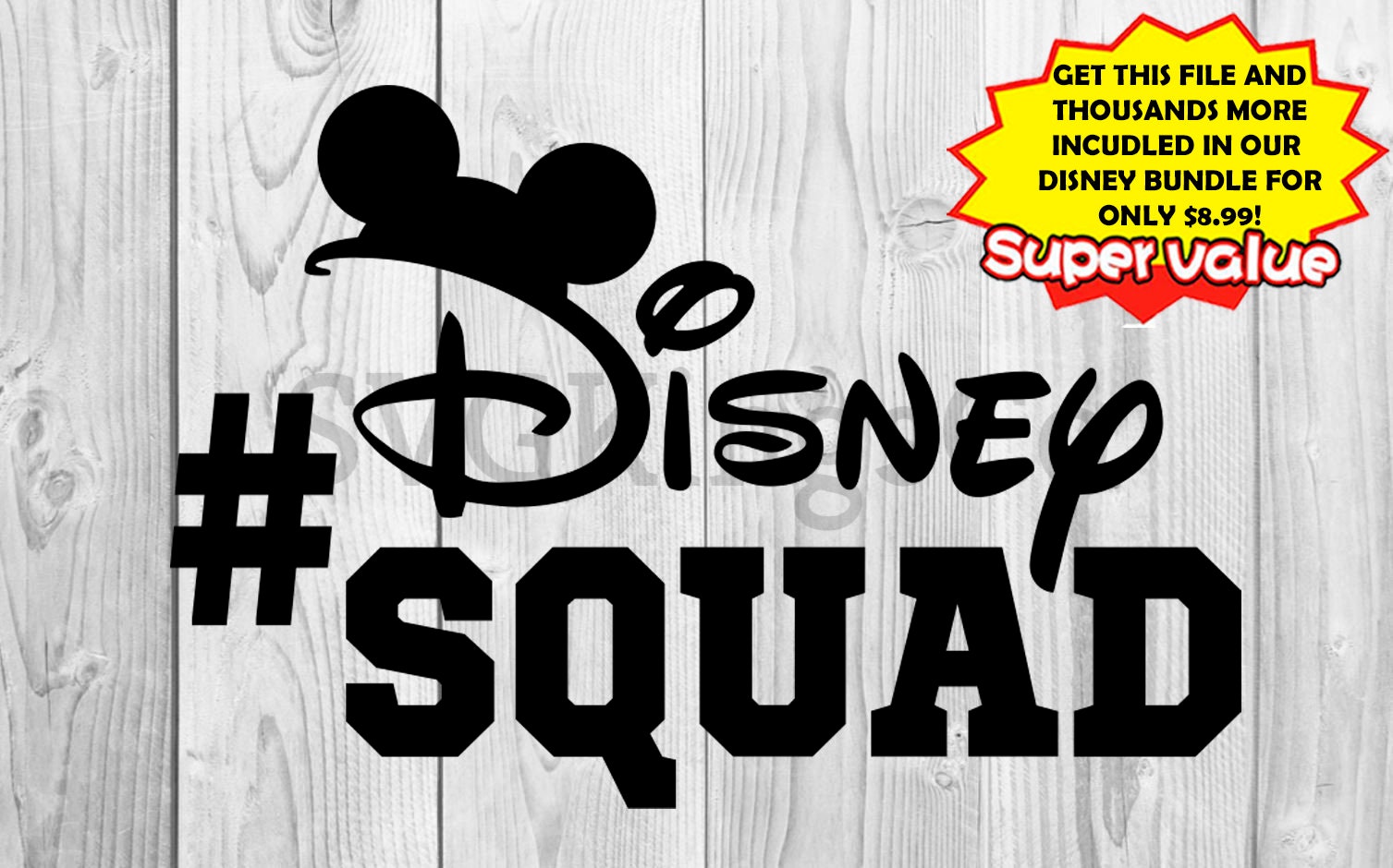 Download Disney Squad SVG Disney Squad Cricut Disneysquad Disney | Etsy