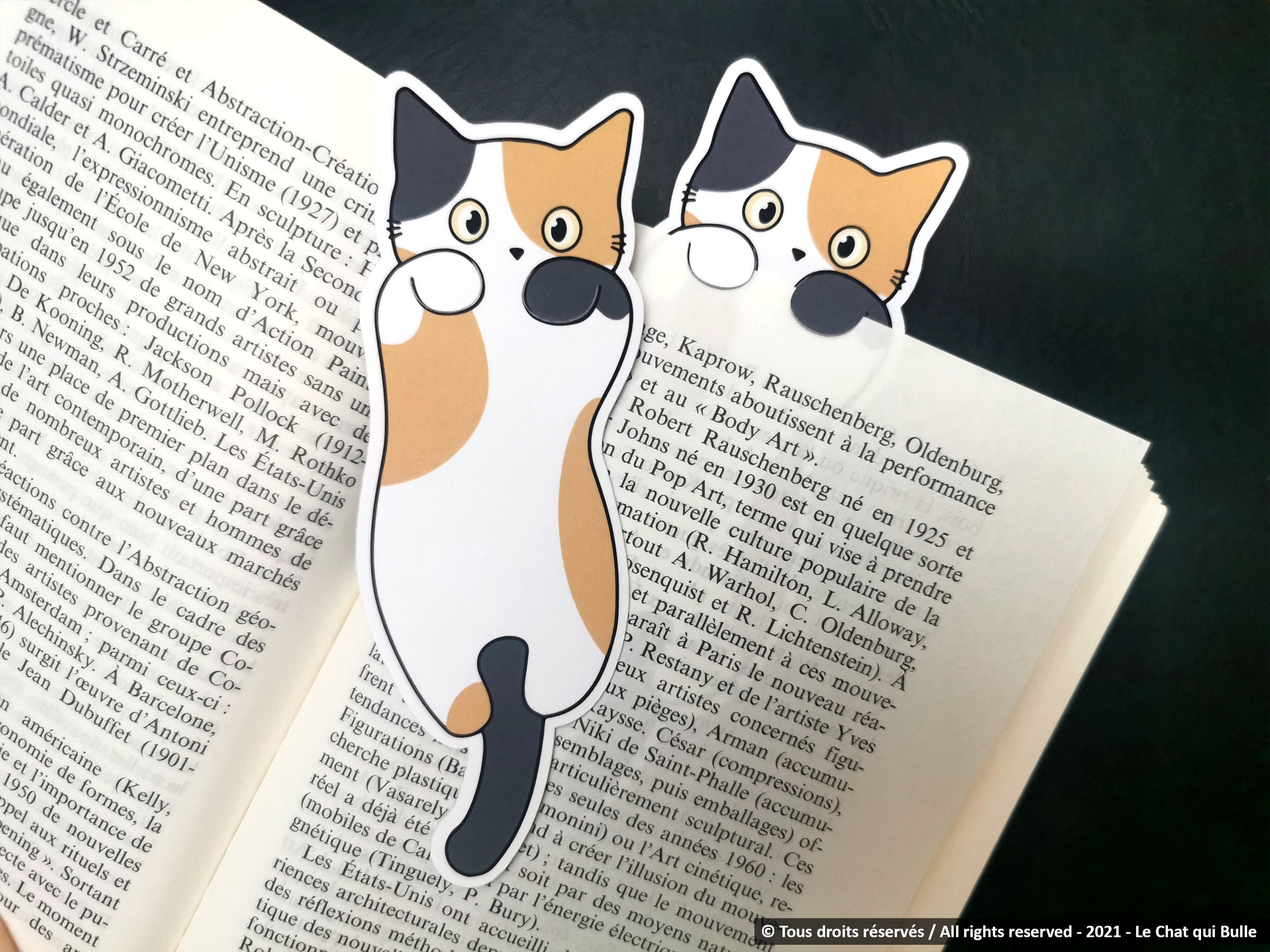 三毛猫ラミネートしおり - Etsy 日本
