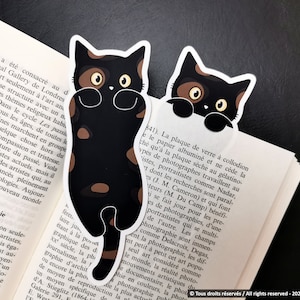 Tortoiseshell cat laminated bookmarks