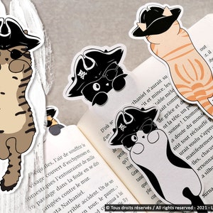 Segnalibri gatto pirata a pelo lungo riciclato