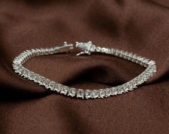 Sterling Silver Semi Mount Tennis Bracelet, DIY Jewelry Making