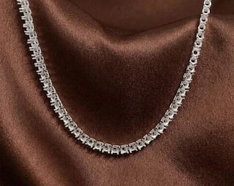 Sterling Silver Semi Mount Tennis Necklace, DIY Jewelry Making