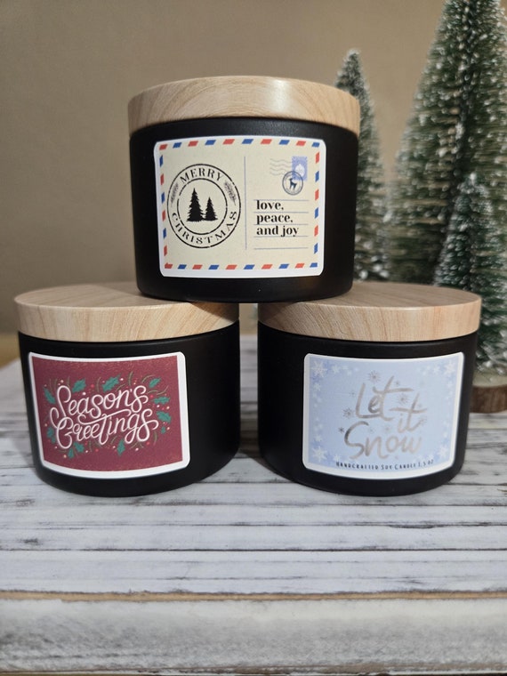 Christmas Mini Candles Bundle, 10 to 15 Count Bulk Candles, Party Favors, Mini Candles, Gift for Friends, Holiday Bundle Gift, Employee Gift