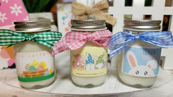 Easter Mini Candle Bundle, Easter Gnomes, Party Favors, Coworker Gifts, Shower Candles, Gift Sets, Holiday Bundle Gifts, Bulk Candles Gift