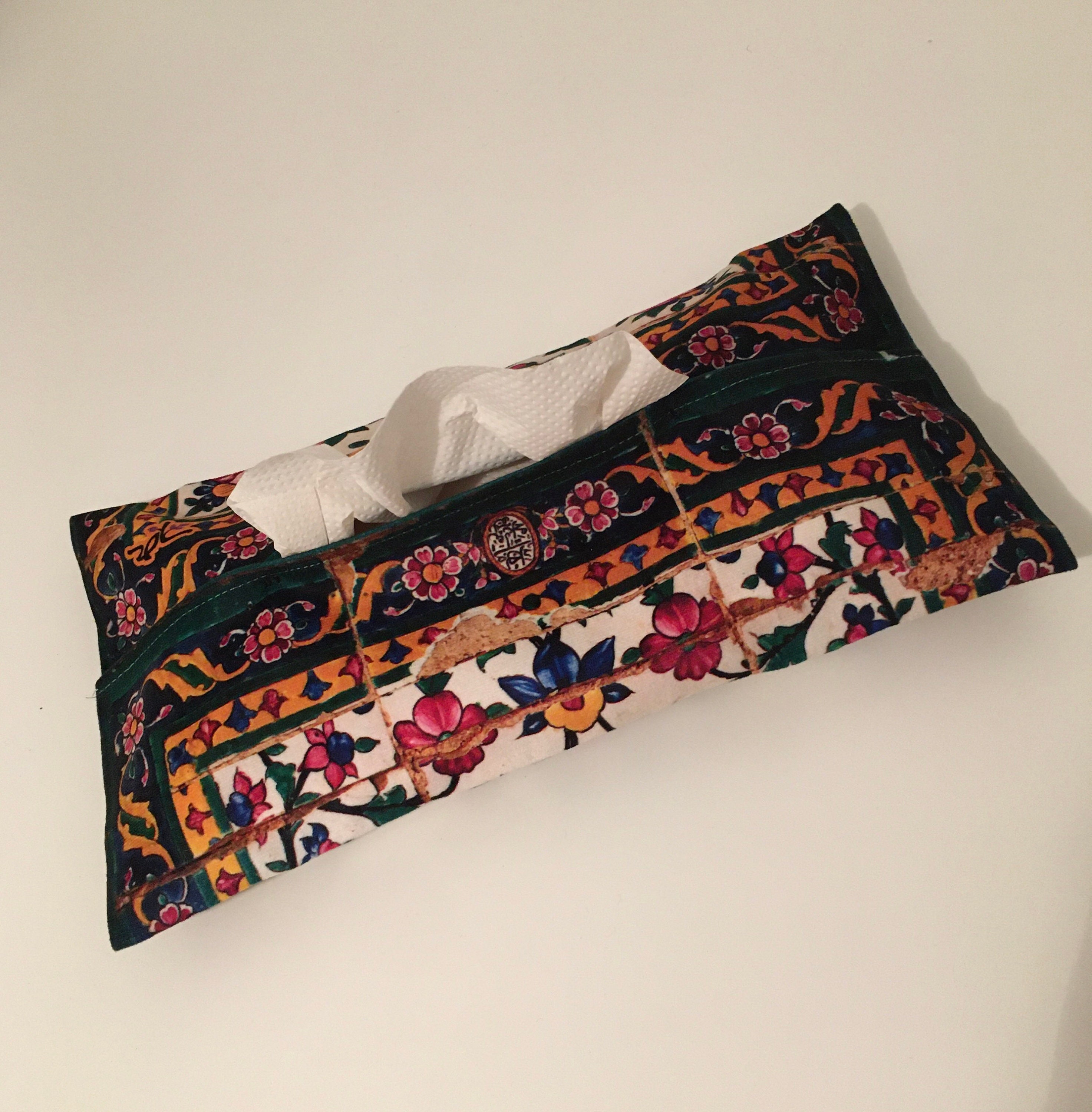 Velvet Handkerchief Holder Handkerchiefs Box Tissue Cover Etsy UK