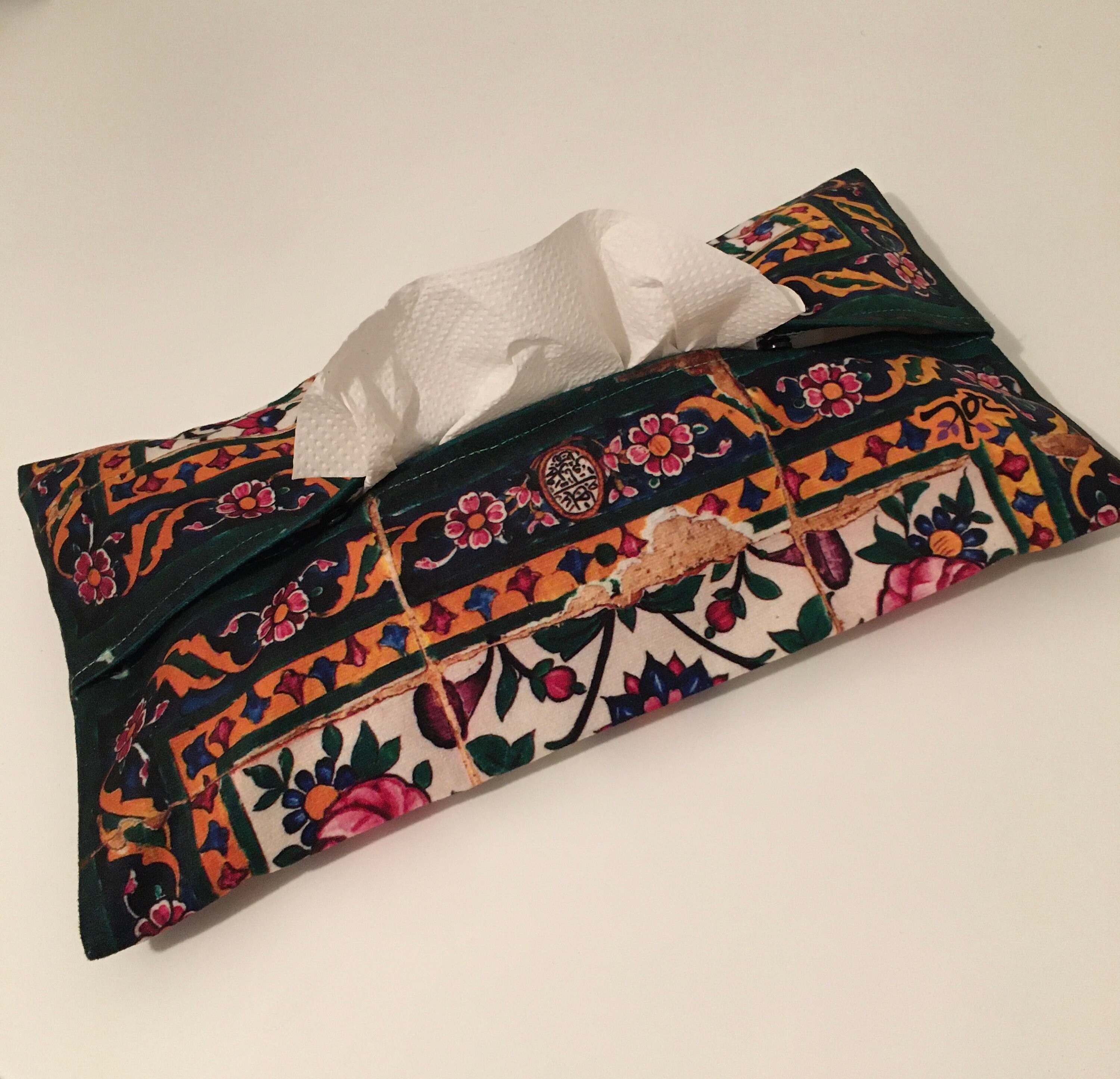 Velvet Handkerchief Holder Handkerchiefs Box Tissue Cover Etsy UK