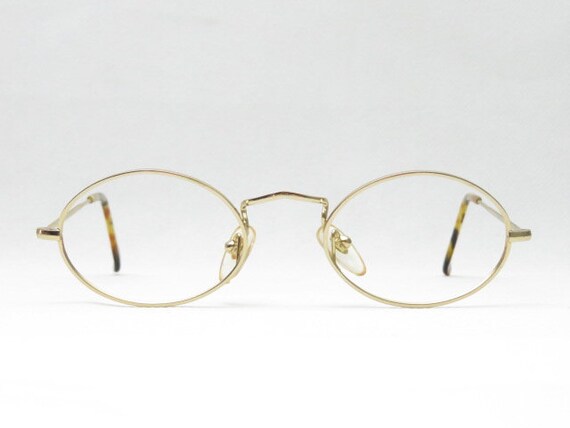 narrow oval glasses