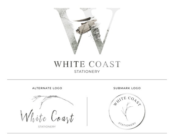 Download Premade Branding Design Logo Bundle Letter Logo Coastal Etsy