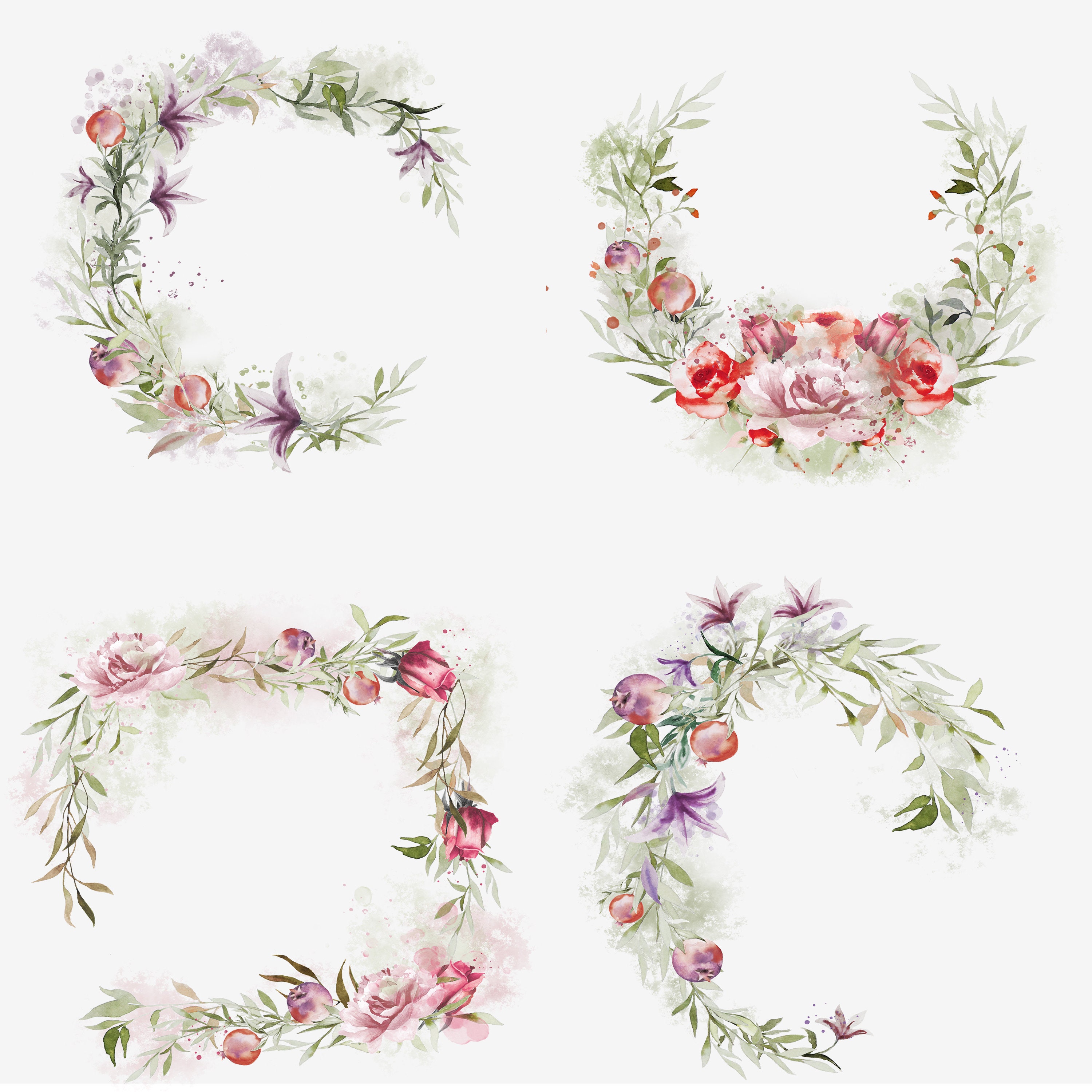 Customized Watercolor Logo Premade Business Branding Design | Etsy