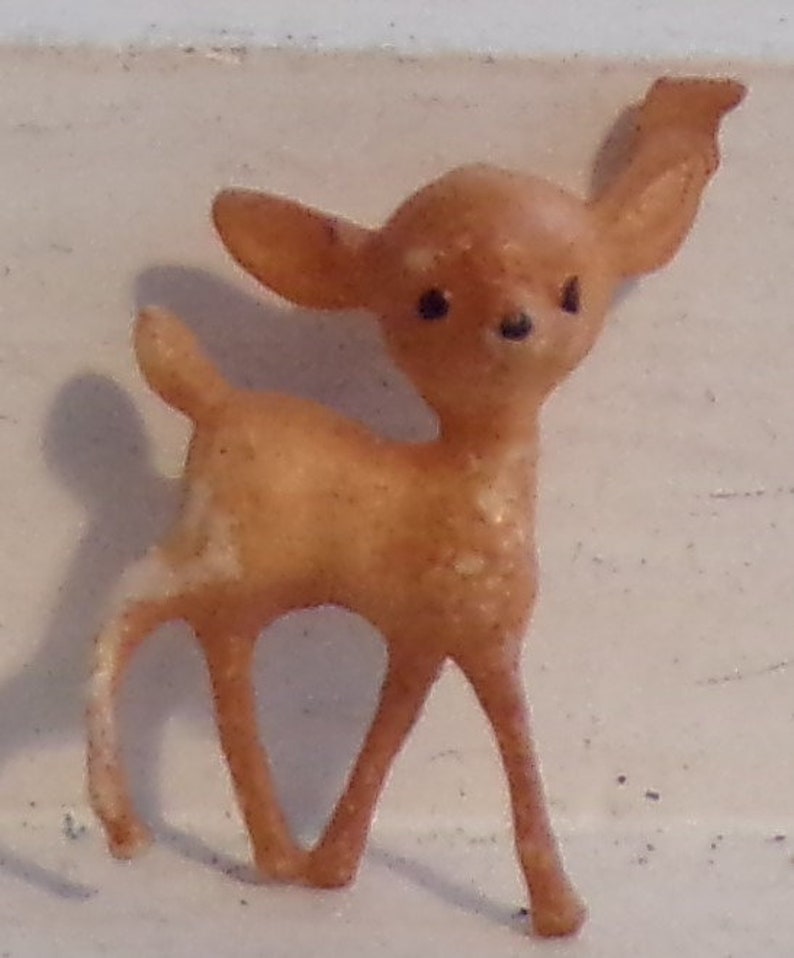 Resin All Sales Final New Vintage BABY DEER Sold As Is Store Stock 1 Perfect Condition Never Used