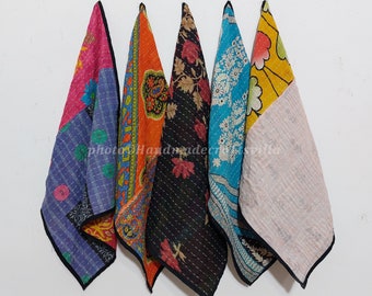 Mixed Assorted 10 Pcs Vintage Kantha hanging loop towel,Handmade Colorful towel,Tea towel,Patchwork towel, Soft towel, Cotton towel 20x25"