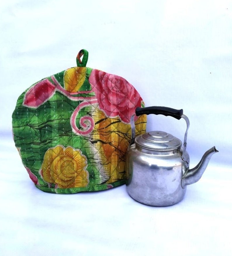 Vintage serving Kitschy tea cozy Indian Kantha Tea Cozy Etsy