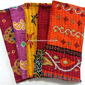 Kitchen Towel - Mixed Assorted 5 Pcs Vintage Kantha Hanging loop towel,Handmade Colorful towel,Tea towel,Soft towel, Cotton towel