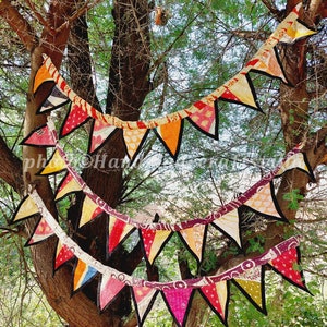 Vintage Handmade Kantha Decorative Entrance Topper Toran Door Hanging Ethnic Indian Window Valence