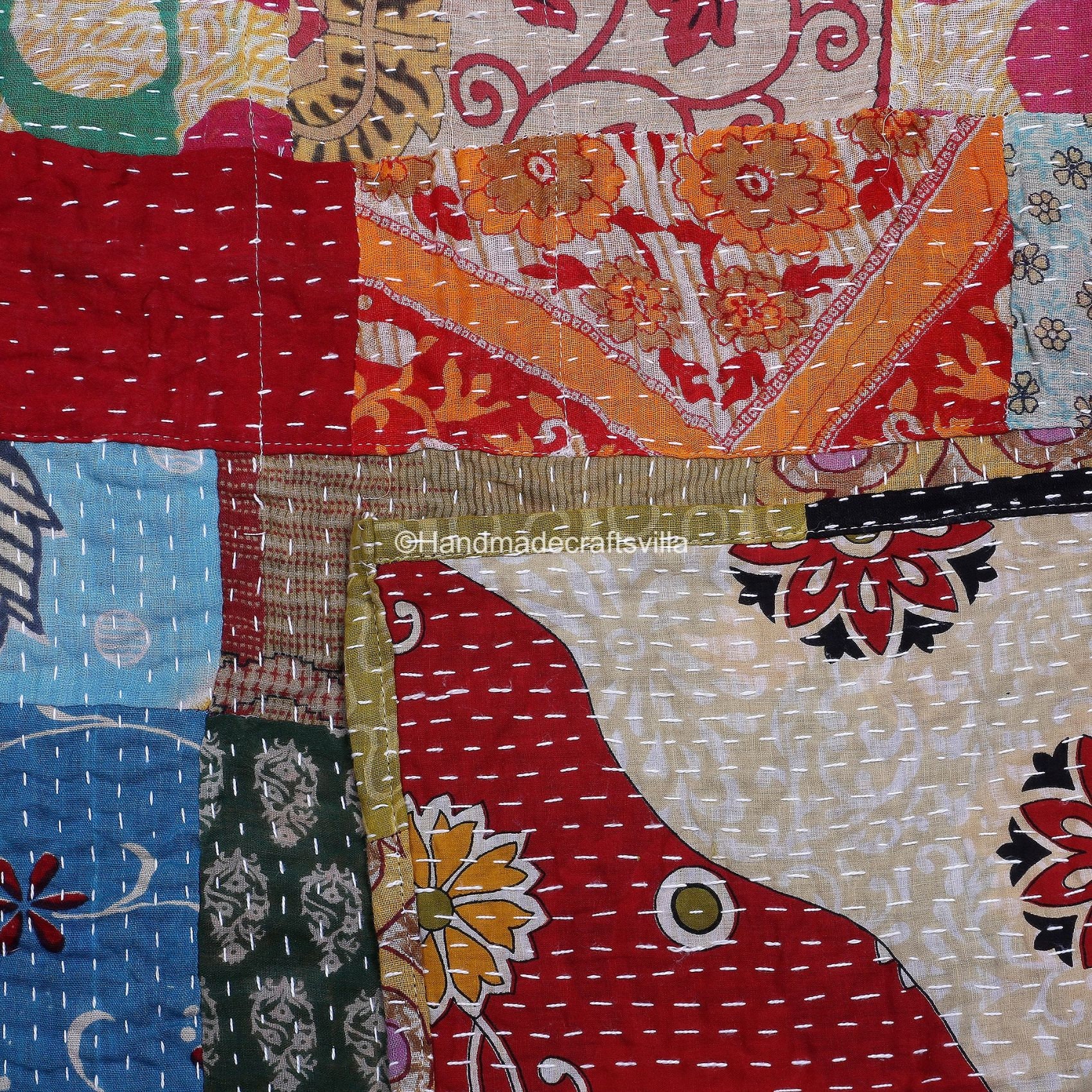 エプロン Kantha Quilt Apron Kantha Quilted Vintage Patchwork Apron 1 Pcs Lot Handmade