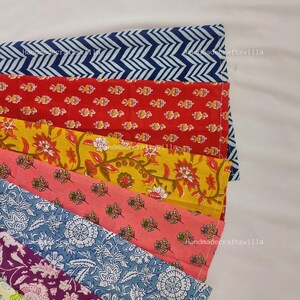 Hand Block Printed Cotton Napkins - Set of 20 - Eco Friendly