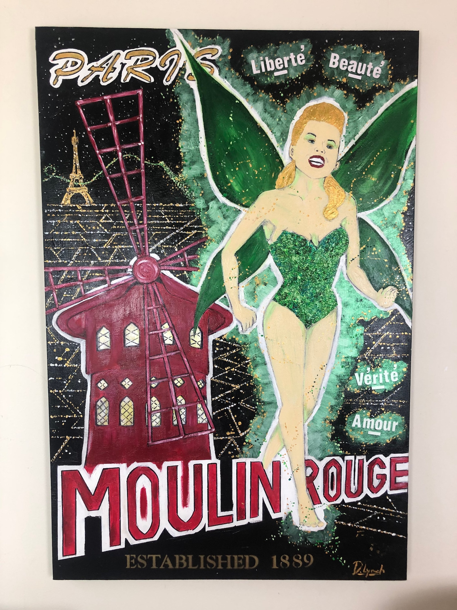 Kylie Minogue as Absinthe Green Fairy in Moulin Rouge 2001 Etsy