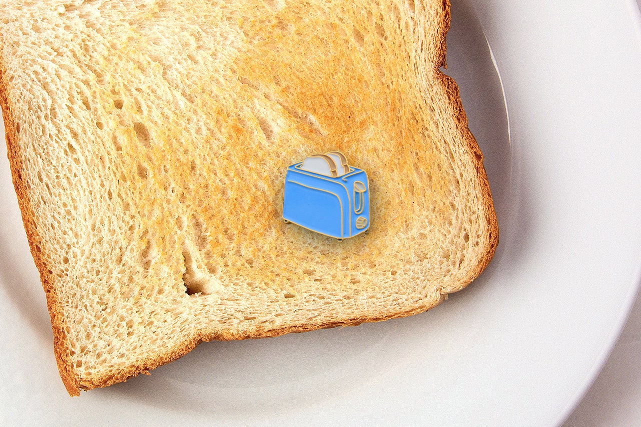 Toaster Enamel Pin - Etsy