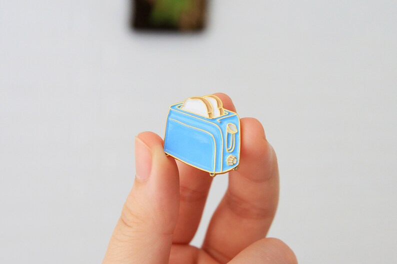 Toaster Enamel Pin | Etsy