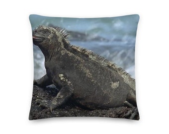 Pillow iguana | Etsy Iguana Lizard Reptile Wildlife Pillow