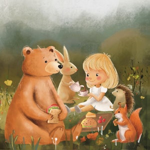Illustrator for hire, children book illustration , personalized illustration