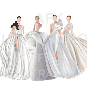 Fashion illustration, Illustrator to hire, wedding illustrator, fashion sketch custom fashion illustration, illustration from photo