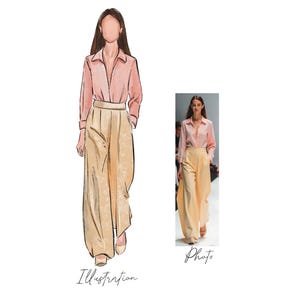 Fashion illustration ,custom fashion illustrator, bridal wedding illustrator, fashion sketch of bridal gown, personalized sketch from photo