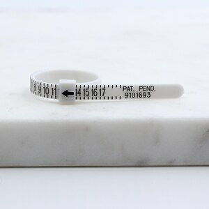 Reusable Ring Sizer // Custom Ring Size // Ring Size Guide // Lux + Stone Add On //  Minimalist Modern Jewelry // BL-A001