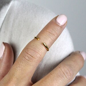 Silver or Gold Stacking Simple Wrap Band Ring // Simple Wrap Ring // Simple Modern Ring // Custom Ring // Minimalist Jewelry // BL-R012