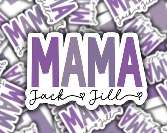 Personalized Mom Sticker for Mama with Kids Names, Custom Gift For New Mom, Grandma, or Aunt, Personalized Gift for Her