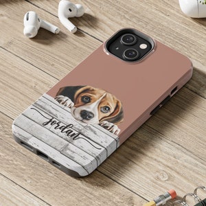 Personalized Phone Case,  Custom Dog Breed Phone Case, New Puppy Gift for Dog Owner, Stocking Stuffer for Dog Lover, Beagle