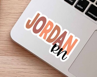 Pegatinas de enfermera personalizadas, regalo personalizado para graduación de enfermería, pegatina con nombre personalizado