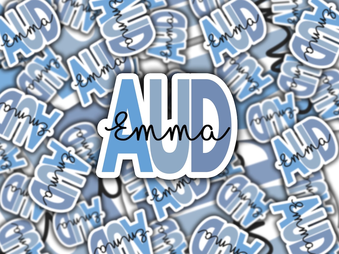 Personalized AUD Audiology Sticker: Audiologist Gift - Etsy