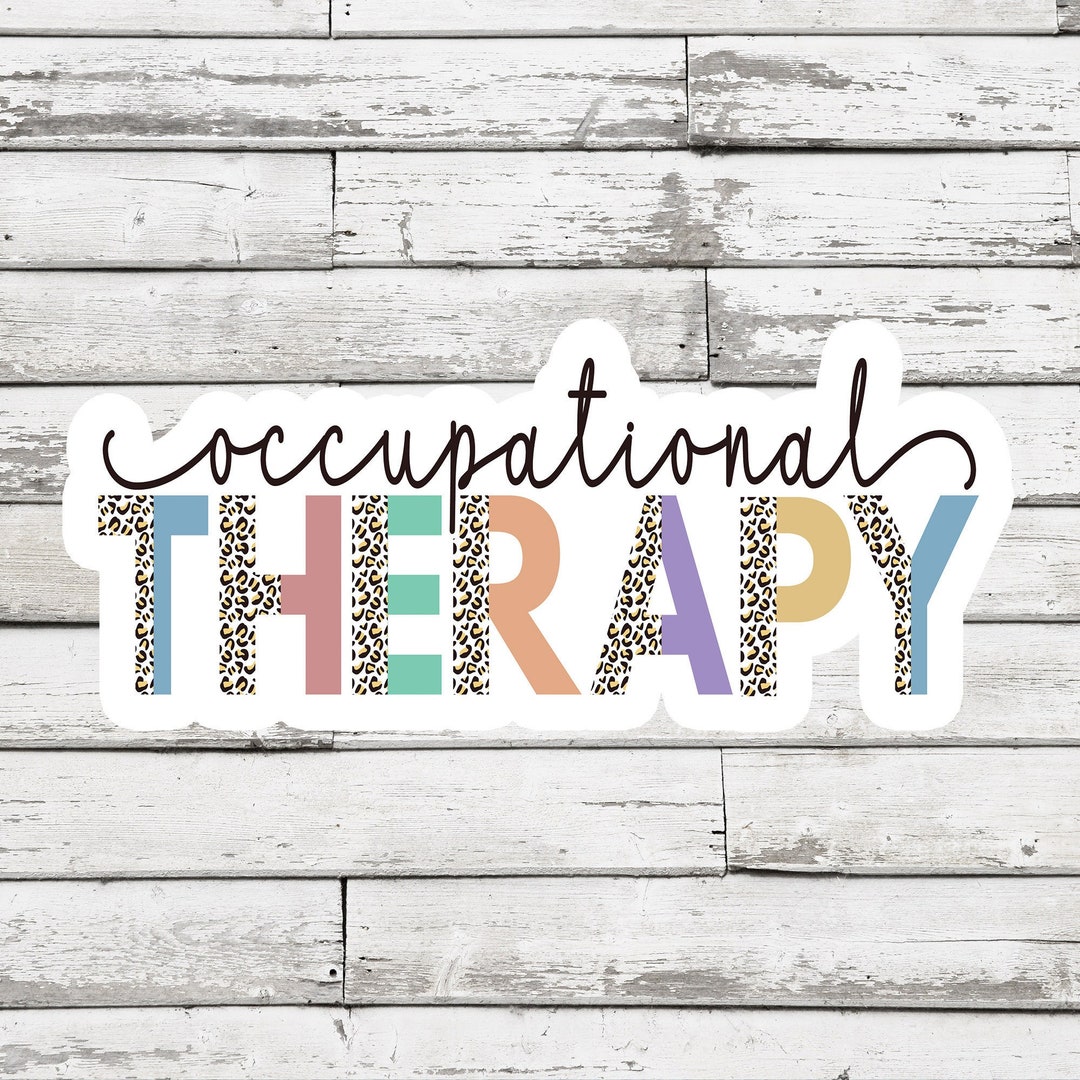Occupational Therapy Laptop Sticker for Pediatric OT or COTA Rehab