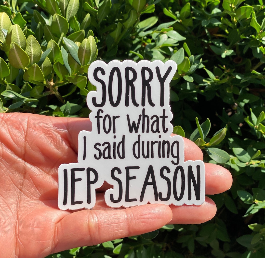 Slp Sticker Silly Speech Therapy Sticker | Funny IEP Meeting | Special Education Teacher ...
