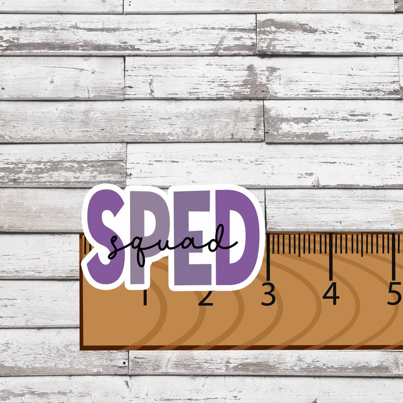 SPED Squad Sticker for Special Education Teacher Gift, Resource Teacher ...