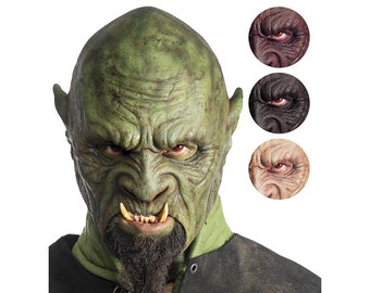 Silicone orc mask - Grakharr, chinless