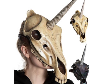 Animal Mask - Unicorn Skull