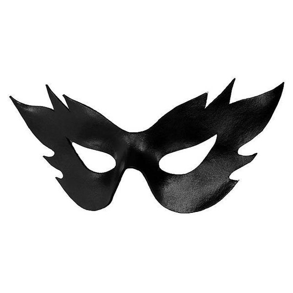 Venetian Leather Mask - Colombina Fiamma