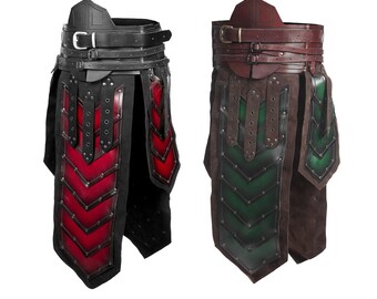 Leather Armour Belt - Dwarf - LARP