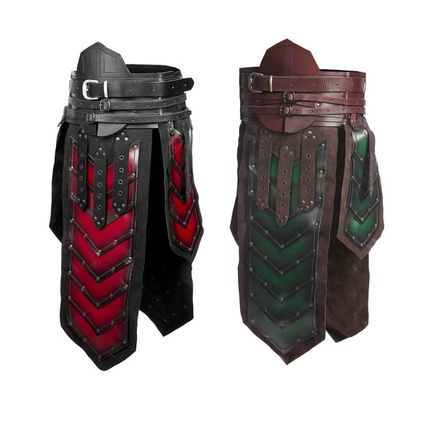 Leather Armour Belt - Dwarf - LARP