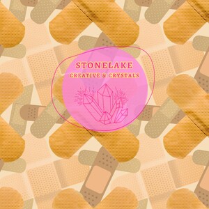 Bandaid Seamless Digital Pattern, Fabric Design, Surface Pattern, Digital Download, Pattern, Fabric, Paper, Scrapbook, Wrapping Paper