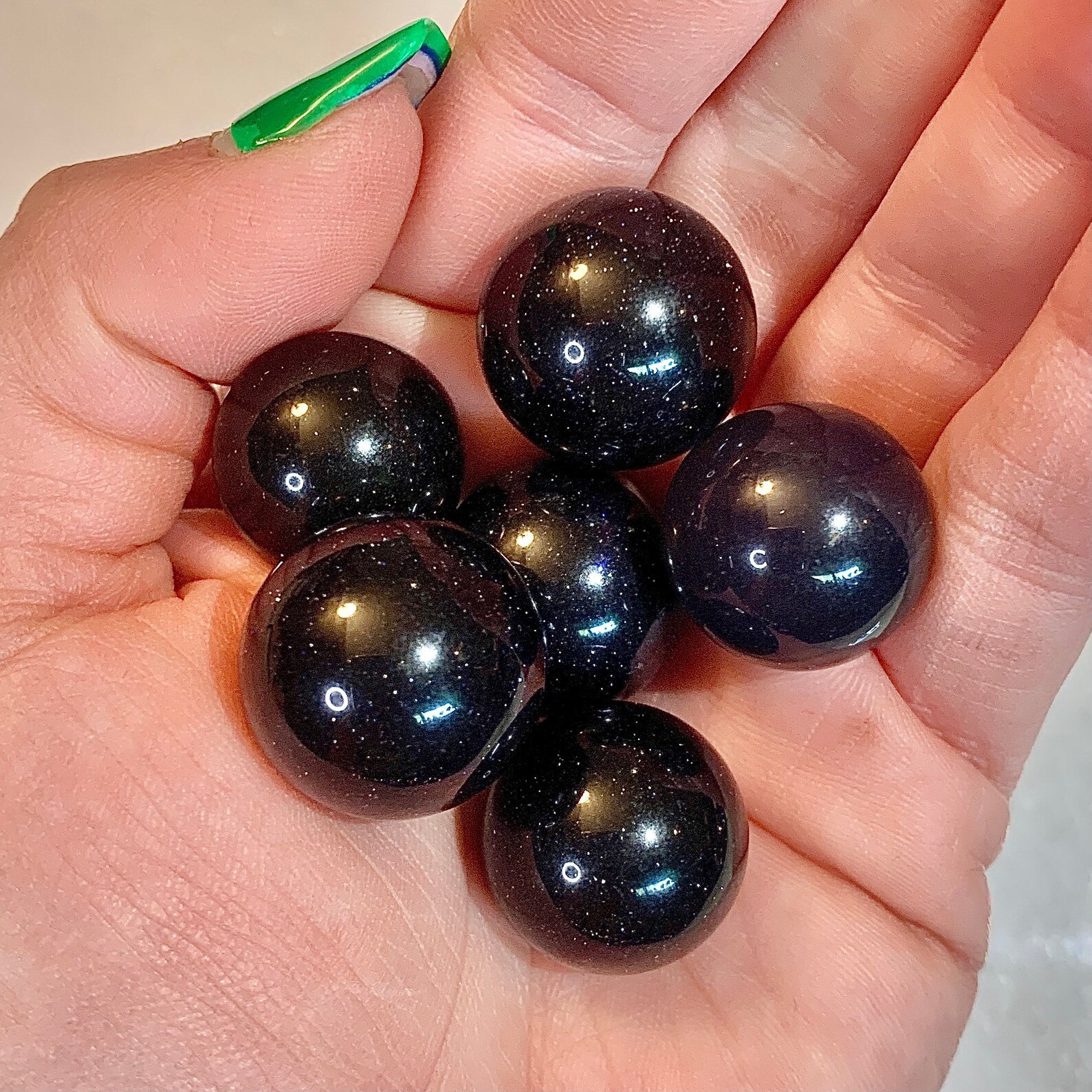 Variety of small spheres Etsy