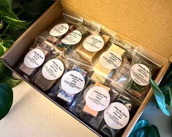 20 Sample Soaps, Guest Soap, Handmade Soap Favors, Soap Sample Set, Handcrafted Soap, Soap In a Box., Soap Sampler, Mothers Day Gift