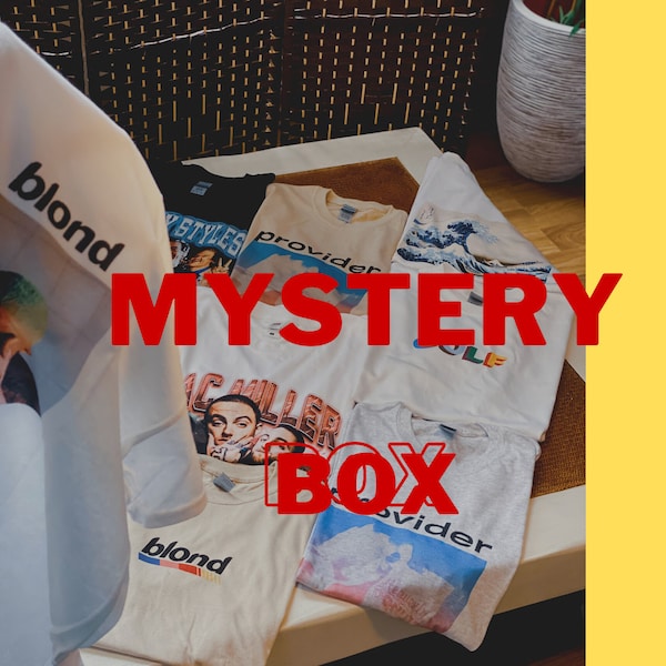 Mystery Box | Vintage Mystery Box | Mystery Box für Frauen | Vintage Bundle | Streetwear GrafikDruck Bekleidungspaket | Günstige Mystery Box