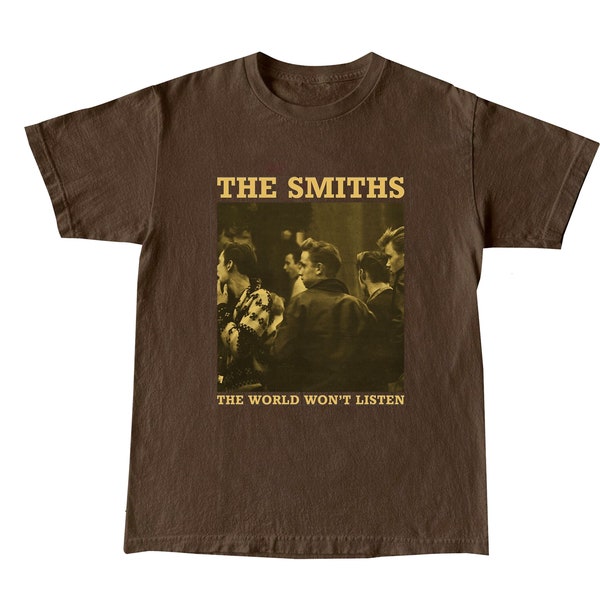 The Smiths The World non ascolterà camicia / The Smiths T-Shirt / The Smiths The World Won't Listen T-Shirt / The Smiths Vintage T-Shirt / Regalo