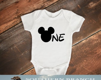 Mickey One SVG, Mickey Mouse, Boys Birthday, One, Digital File, One Year, Cricut Design Space