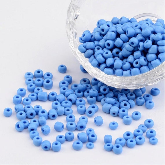 50g glass seed beads size 6//0 Green Rainbow approx 4mm